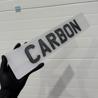 Signature Plates Carbon Style License Plate