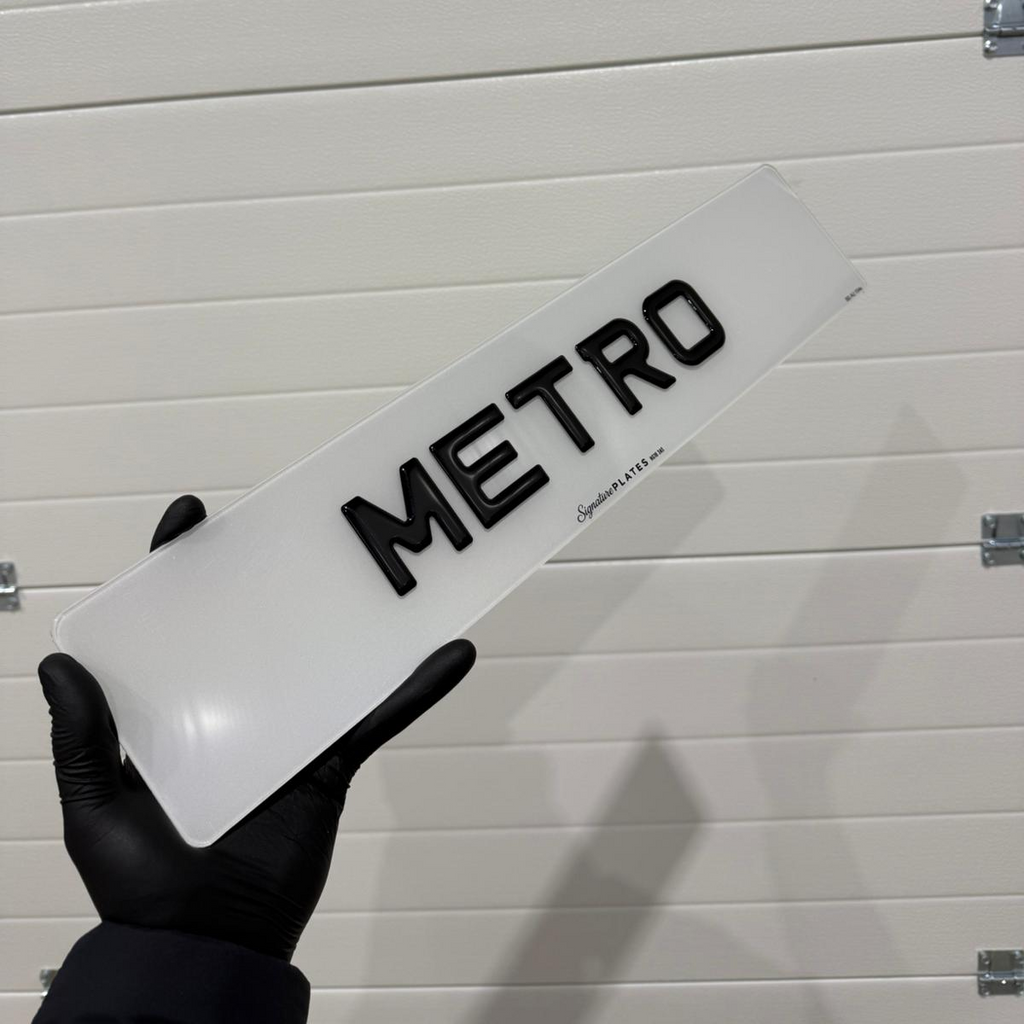 Bespoke UK Number Plate Designs
